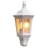 Konstsmide Firenze 7230-250 Wall Light - Matt White - Alton Garden Centre