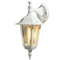 Konstsmide Firenze 7231-250 Wall Light - Matt White - Alton Garden Centre