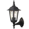 Konstsmide Firenze 7232-750 Wall Light - Matt Black - Alton Garden Centre