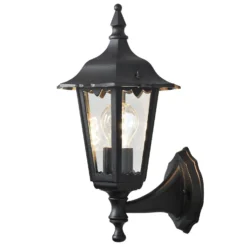 Konstsmide Firenze 7232-750 Wall Light - Matt Black - Alton Garden Centre