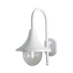 Konstsmide Bari 7237-250 Wall Light - Matt White - Alton Garden Centre