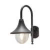 Konstsmide Bari 7237-750 Wall Light - Matt Black - Alton Garden Centre