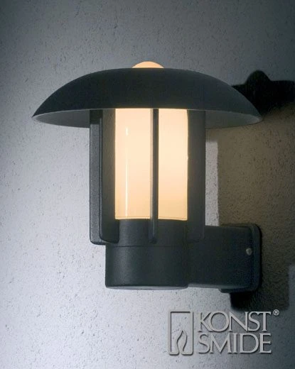 Konstsmide Heimdal 401-752 Wall Light - Matt Black - Alton Garden Centre 1 Konstsmide Heimdal 401-752 Wall Light - Matt Black - Alton Garden Centre