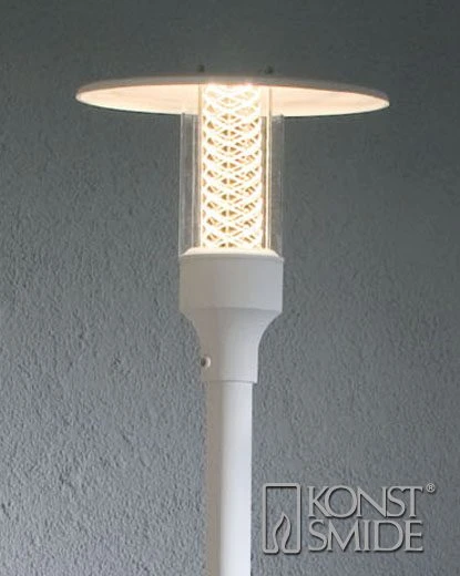 Konstsmide Nova 403-250 Post Light - Matt White - Alton Garden Centre 2 Konstsmide Nova 403-250 Post Light - Matt White - Alton Garden Centre - Image 2