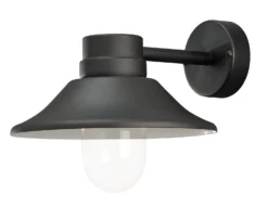 Konstsmide Vega 412-750 Wall Lamp - Matt Black - Alton Garden Centre