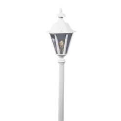 Konstsmide Pallas 478-250 Floor Lamp Head - Matt White - Alton Garden Centre