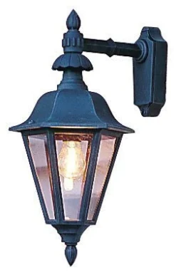 Konstsmide Pallas 483-750 Down Wall Light - Matt Black - Alton Garden Centre