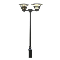 Konstsmide Gemini 501-750 Floor Lamp Head - Matt Black - Alton Garden Centre