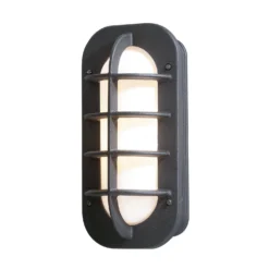 Konstsmide Loke 513-752 Wall Light - Matt Black - Alton Garden Centre