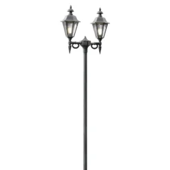 Konstsmide Pallas 527-750 Floor Lamp Head - Matt Black - Alton Garden Centre