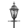 Konstsmide Pallas 567-750 Floor Lamp Head - Matt Black - Alton Garden Centre