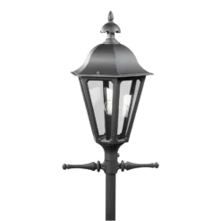 Konstsmide Pallas 567-750 Floor Lamp Head - Matt Black - Alton Garden Centre