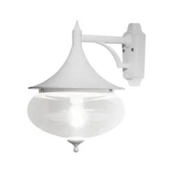 Konstsmide Libra 581-250 Down Wall Light - Matt White - Alton Garden Centre