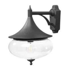 Konstsmide Libra 581-750 Down Wall Light - Matt Black - Alton Garden Centre