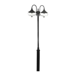 Konstsmide Libra 620-750 Floor Lamp Head - Matt Black - Alton Garden Centre