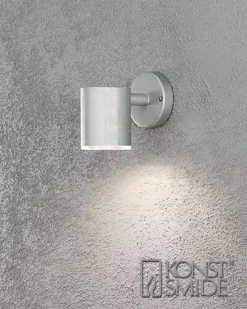Konstsmide Ull 592-320 Wall Light - Galvanised - Alton Garden Centre