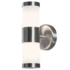 Konstsmide Modena 7592 Up & Down Wall Light - Stainless Steel - Alton Garden Centre