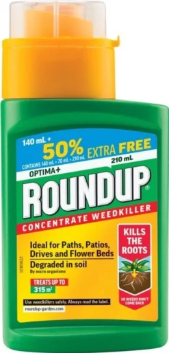 Roundup Optima+ Concentrate Weed Killer - 140ml + 50% Free - Alton Garden Centre