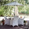Supremo - Turin 4 Seat Round Dining Set - Alton Garden Centre